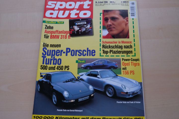 Deckblatt Sport Auto (06/1996)